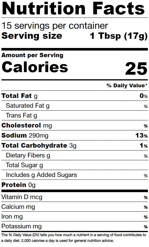 Seafood sauce recipe Chart