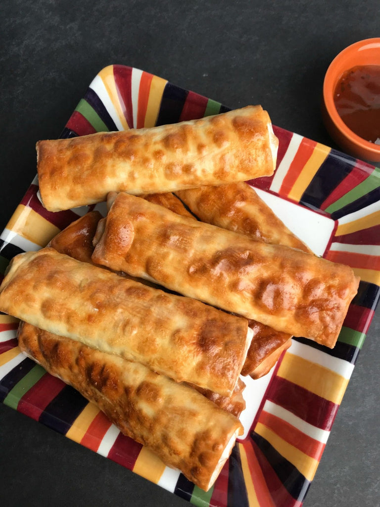 Crabby Bags Cajun Spicy Seafood Egg Rolls by Lafayette Warren