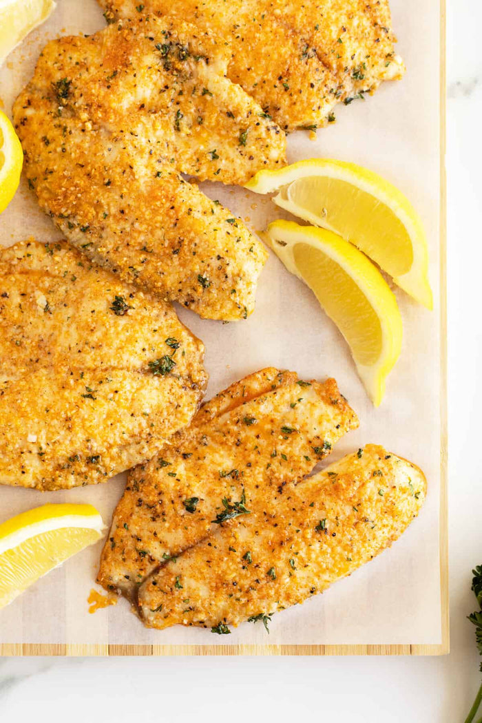 Crabby Bags Baked Parmesan Crusted Tilapia 