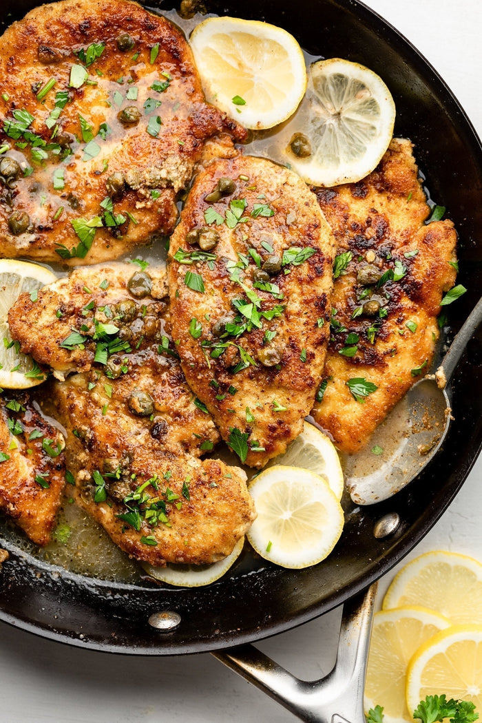 Crabby Bags Chicken Piccata
