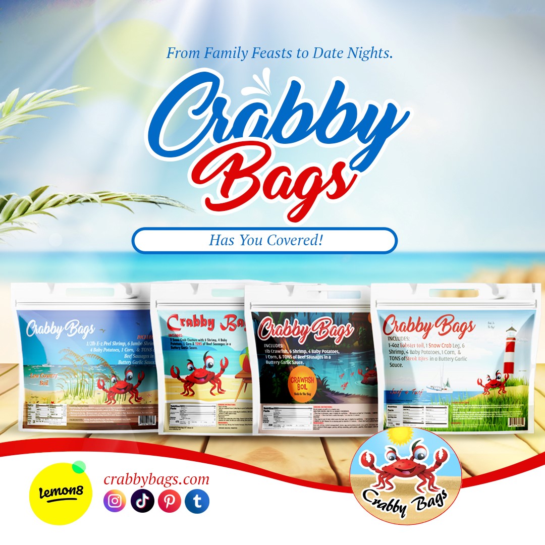 Crabby Bundles | Save 25% on Crabby Bags - Your Ultimate Seafood Boil Experience!