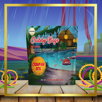 Crawfish Boil Bag | Crabby Bags Crawfish Seafood Boil in a Bag