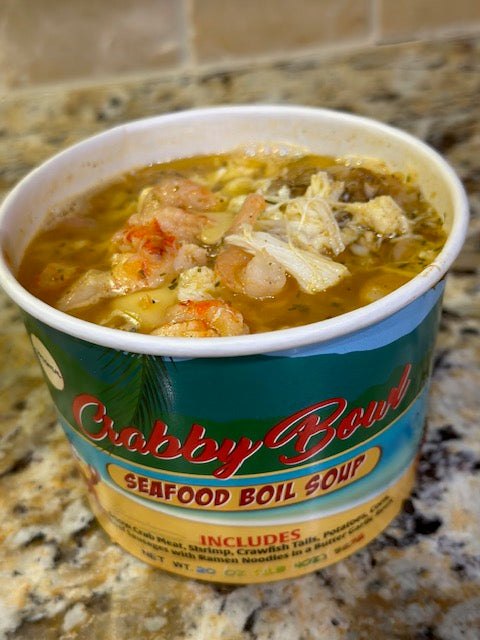 Frozen seafood soup