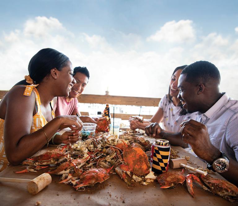 Healthy snow crab boil